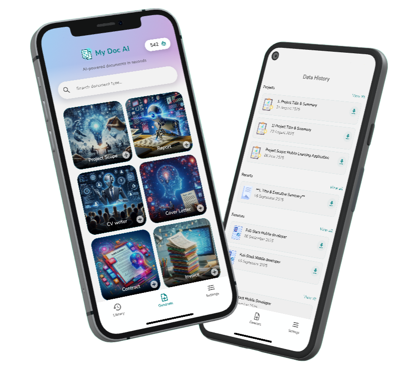 My Doc AI - AI-Powered Document Generation
